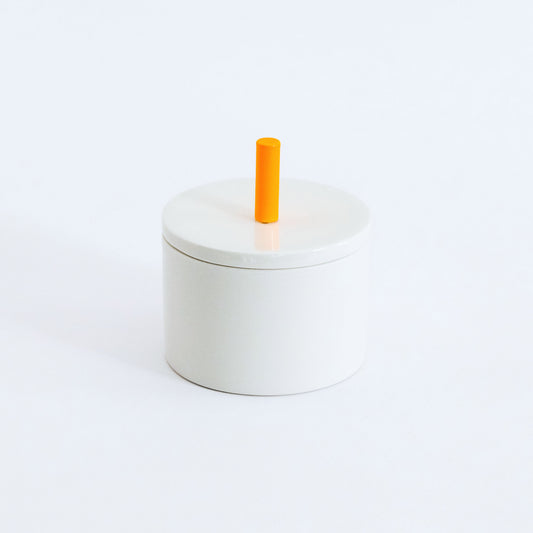 Porzellandose PIN in orange von feinesweißes × kolor